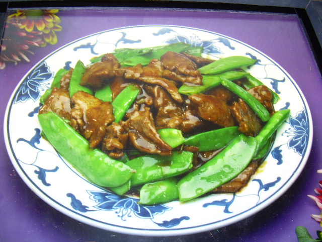 Beef and Snow Peas in Oyster Sauce